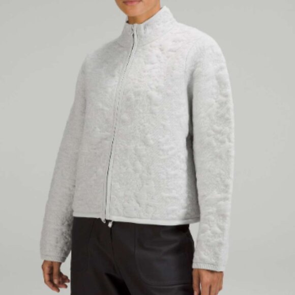 Lululemon NWT Jacquard Multi-Texture Sweater Jacket - Picture 1 of 12
